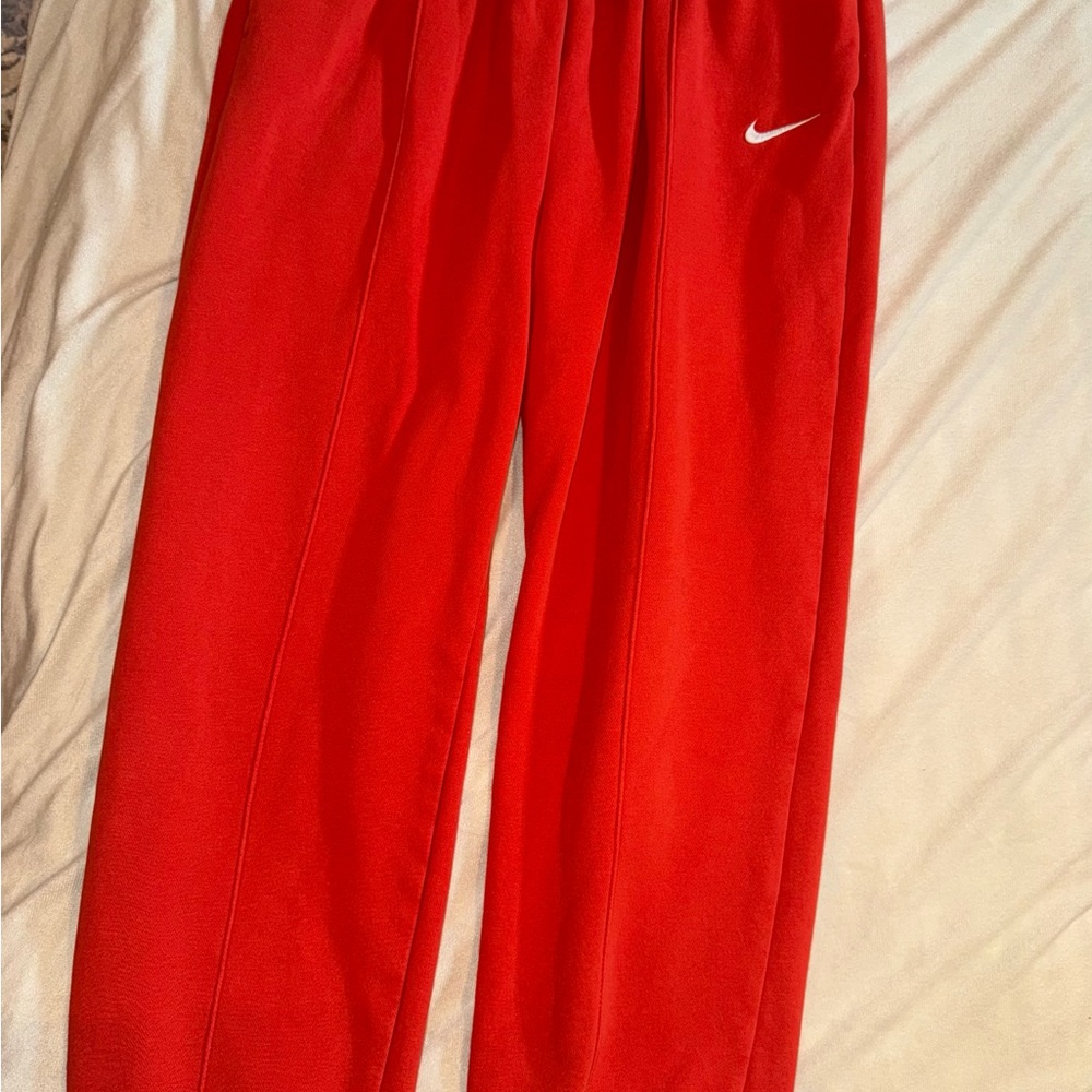 Nike Red Sweatpants for Active Comfort